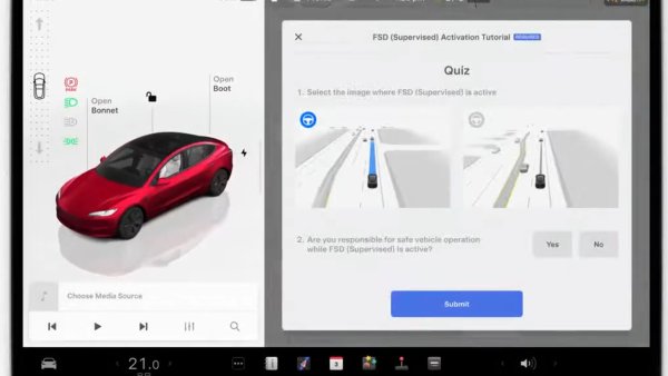 Tesla Introduces Tutorial and Safety Quiz for FSD Activation in the Netherlands