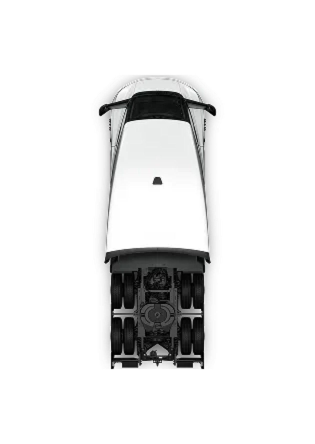 Tesla Tesla Semi Top Down View feature in update 4.58.0
