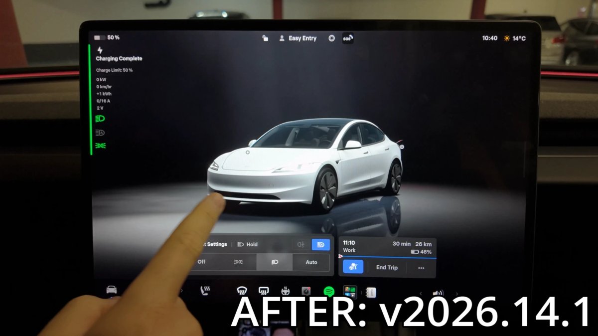 New parked visualization on AMD-powered Tesla vehicles