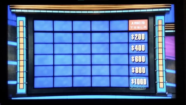 Tesla Had Its Own Category on 'Jeopardy!' in 2014 [VIDEO]