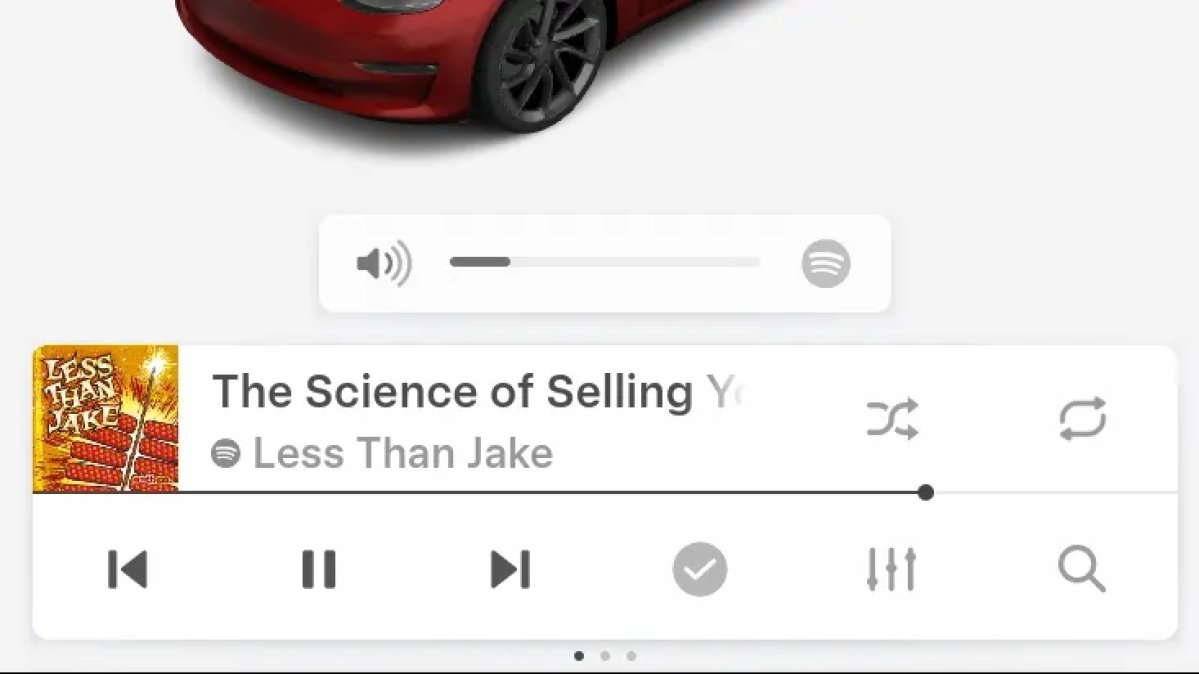 Tesla Volume Icons feature in update 2026.14.6.10