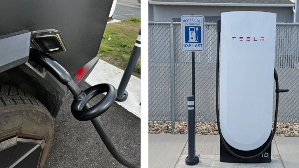 Tesla Adds New Accessible Handles to V4 Superchargers
