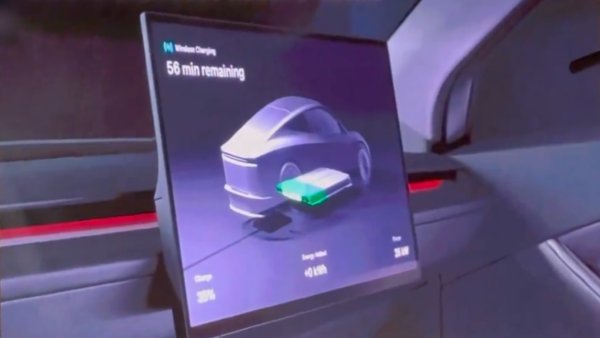 Tesla Shows Off Wireless Charging Dock and Vehicle UI [VIDEO]