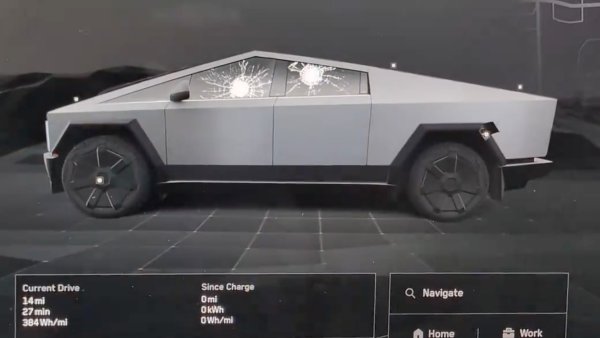 Tesla Adds Cybertruck Easter Egg That Lets You Smash the Truck's Windows [Video]