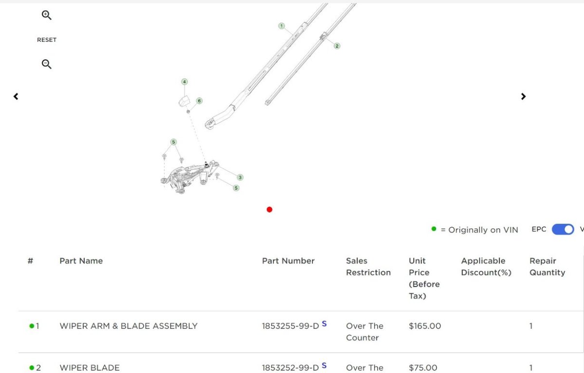 Cybertruck Wiper will cost $75