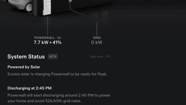 Tesla Powerwall Gets New AI-Powered 'Status' Feature in App