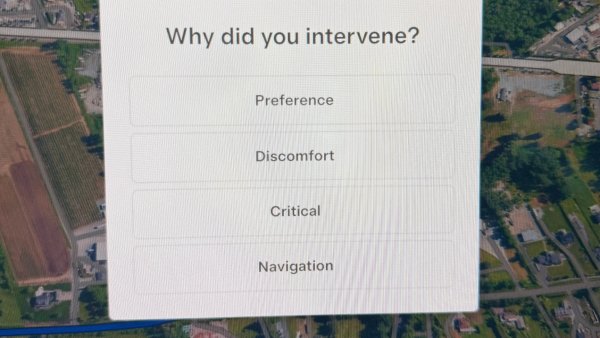 Tesla Updates FSD Disengagement Menu and Seat Belt Behavior