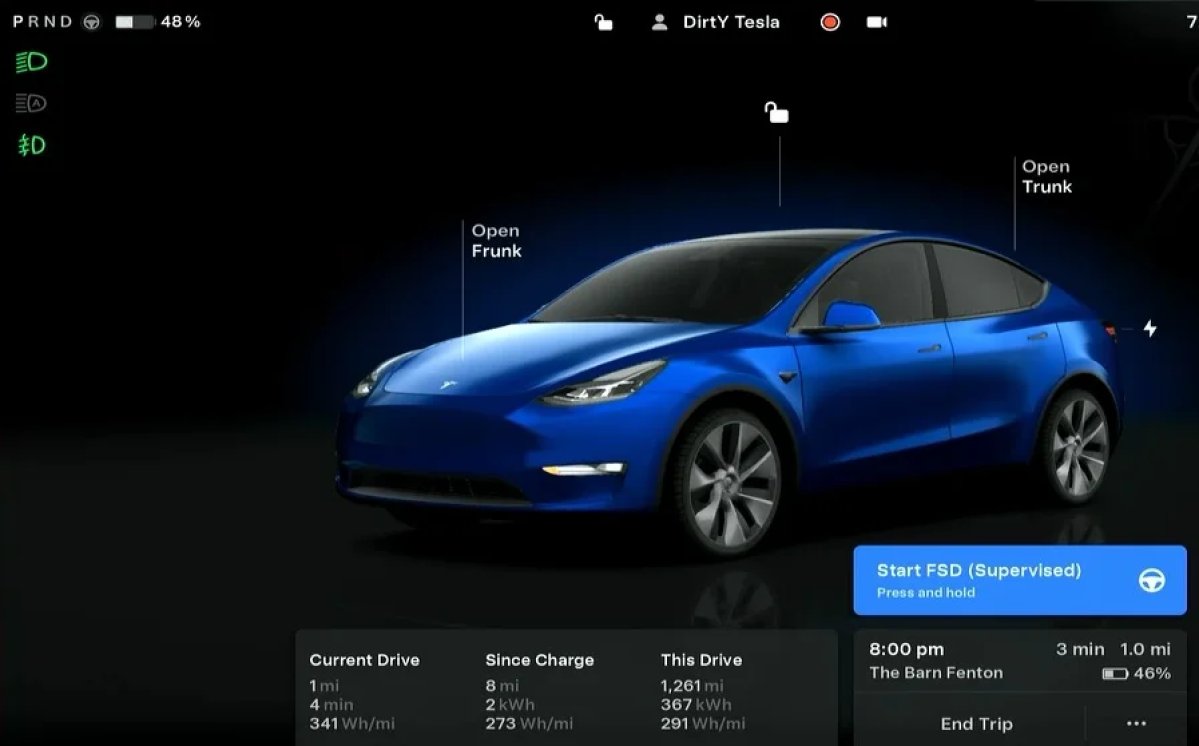 Tesla Releases FSD V13.2: Adds Ability to Reverse, Start FSD from Park, Autopark at Destination and Much More