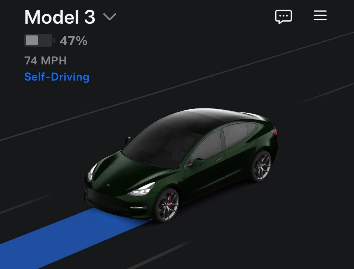 Tesla Tesla App FSD feature in update 2026.20