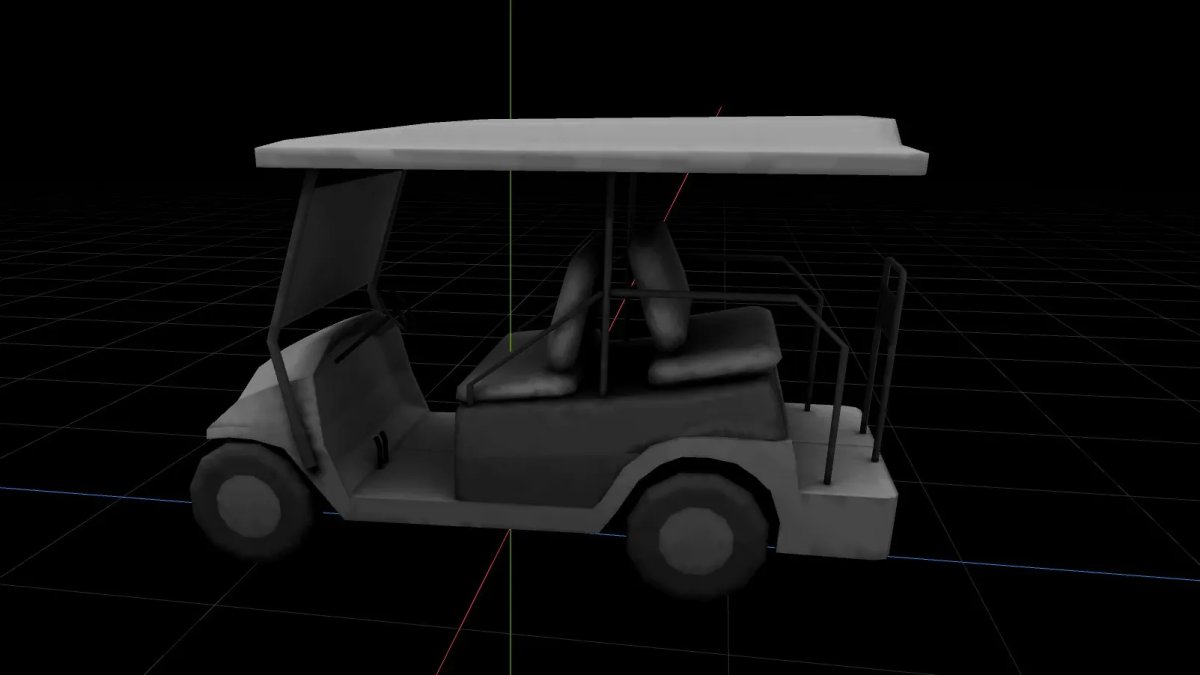 FSD 3D model for a golf cart