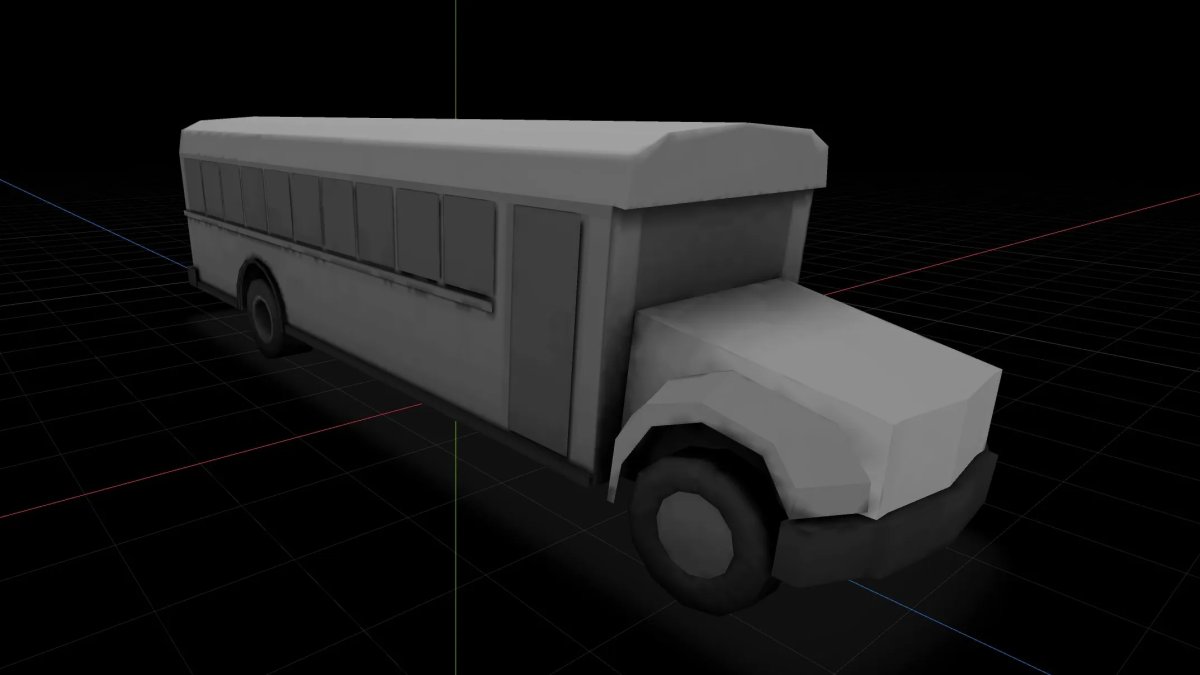 FSD 3D model for a school bus