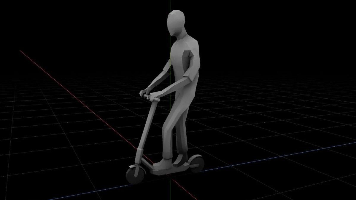 FSD 3D model for a scooter