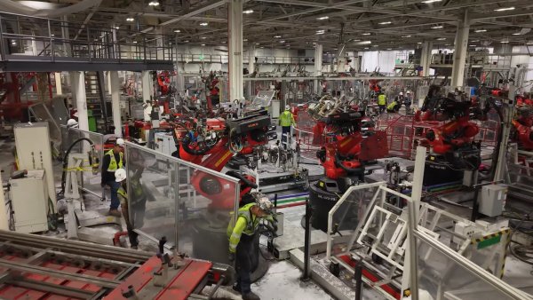 Tesla Tears Down Model S/X Lines for Optimus Production
