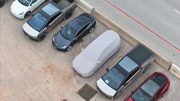 Tesla's 6-Seat Model Y L Spotted Under Covers at Giga Texas