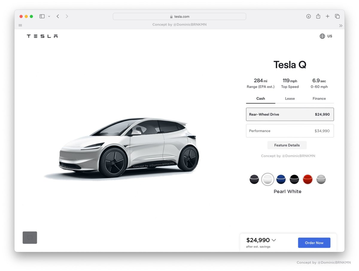 New Report Offers Specs & Price for Tesla's Upcoming Next-Gen Model