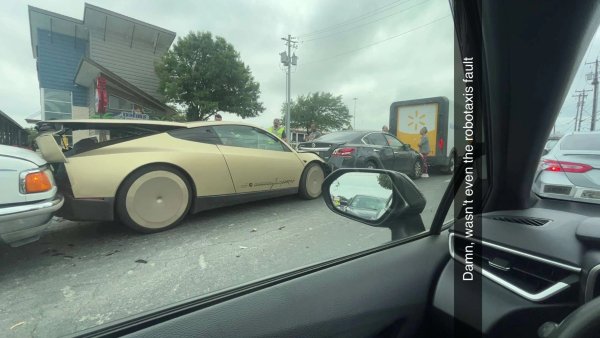 Tesla Cybercab Rear-Ended in First Known Public Road Incident