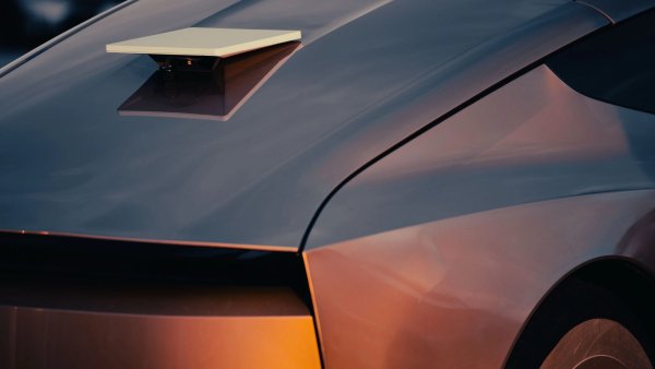 Tesla Cybercab Spotted Testing with Starlink Dish