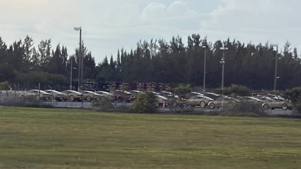 Amazon Cargo Plane Crashes Near Lot Full of Tesla Cybercabs [VIDEO]