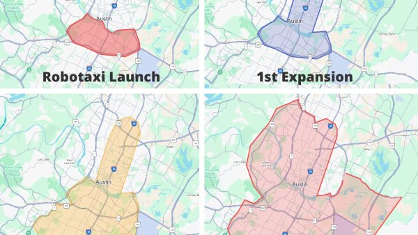 Tesla Expands Robotaxi Service Area Again, Reclaims Top Spot Over Waymo