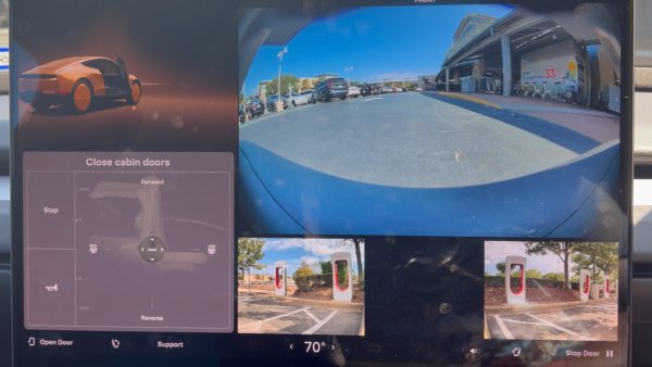 Tesla Cybercab Uses On-screen Joystick to Control Vehicle Manually [VIDEO]
