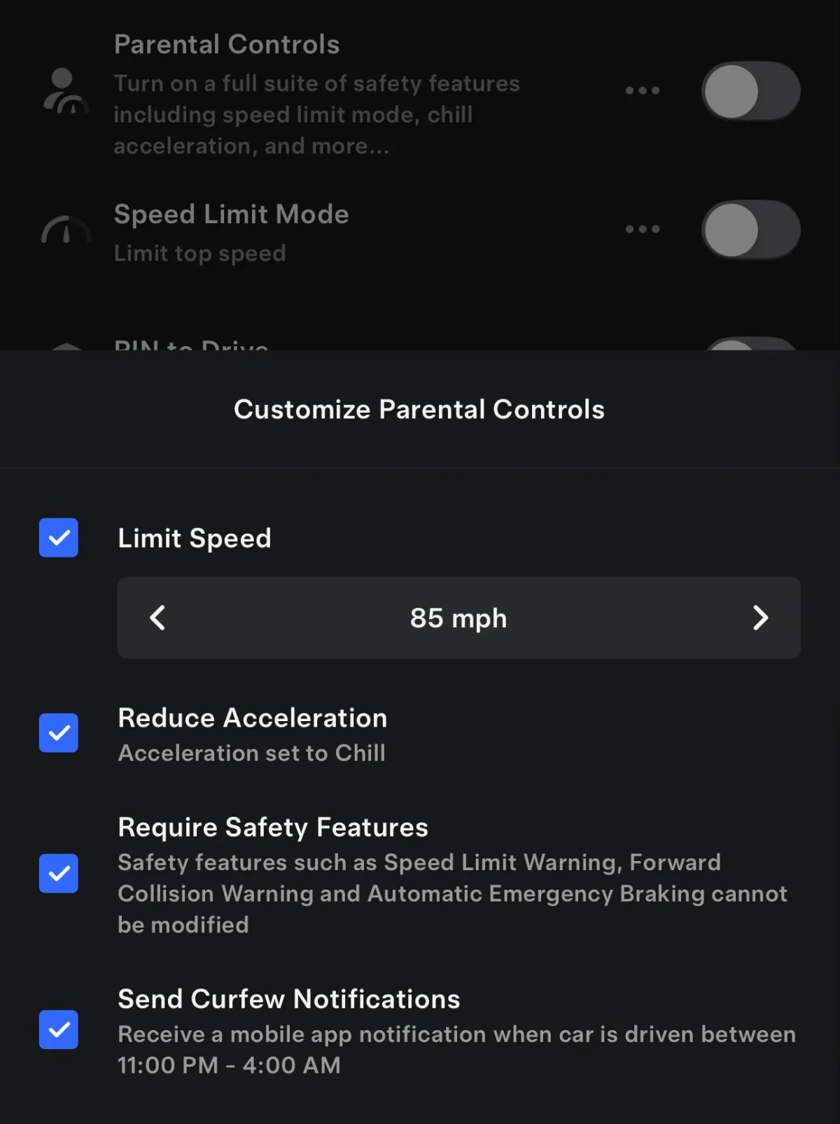 Tesla Ability to Block Browser, Arcade and Tesla Theater feature in update 4.57.0