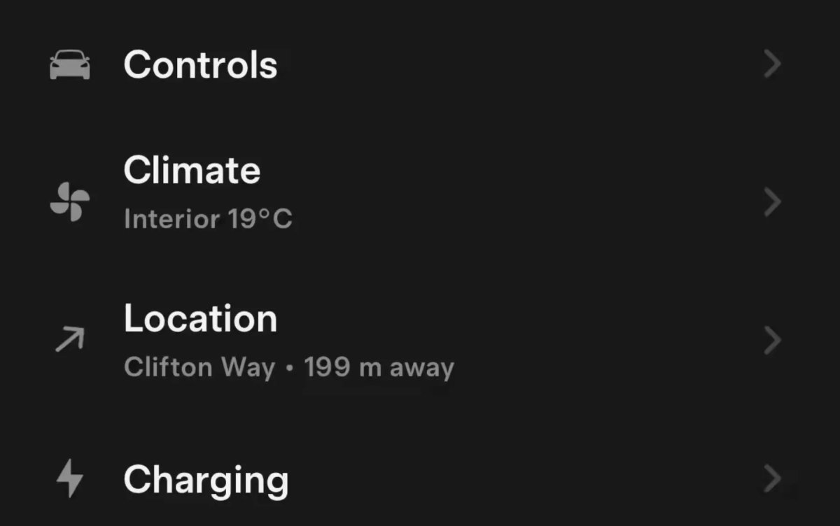 Tesla Vehicle Locator feature in update 4.51.5
