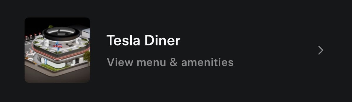 Tesla Tesla Diner feature in update 4.47.0