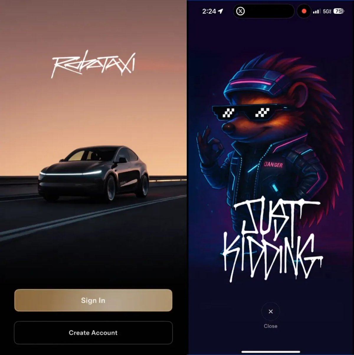 First Look at Tesla's Robotaxi App and Its Features [PHOTOS]