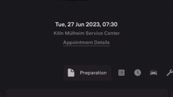 Tesla Enhances Service Section of Tesla App, Adds Tabs and New Animation