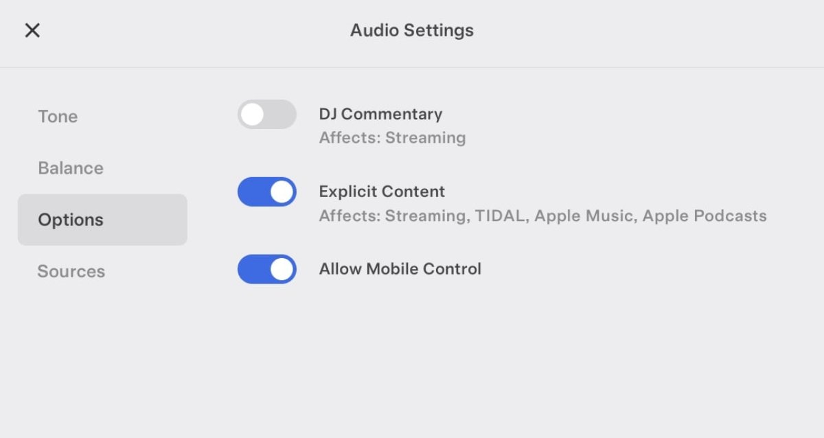 TIDAL can now limit explicit content