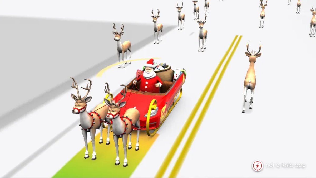 Tesla's Santa Mode