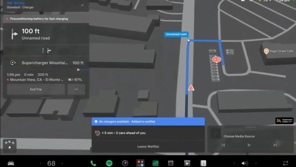 Tesla Launches Supercharger Virtual Queues at Five Locations