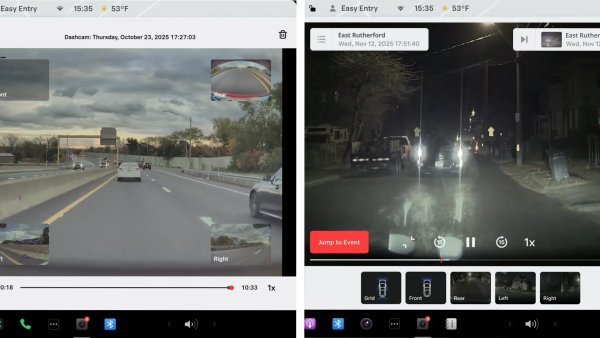 Tesla Updates Dashcam Viewer on Intel Vehicles in Update 2025.44