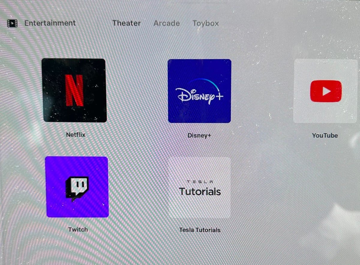 Tesla added 'Tesla Theater Icons' in update 2023.12